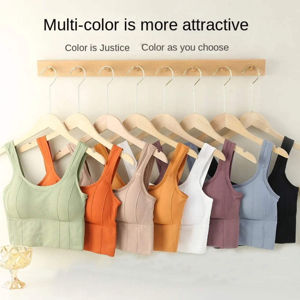 Sports Bra Womens Bras Underwear Gym Top Lingerie Summer Breathable Inner Outer Wear Vest Women No Steel Ring