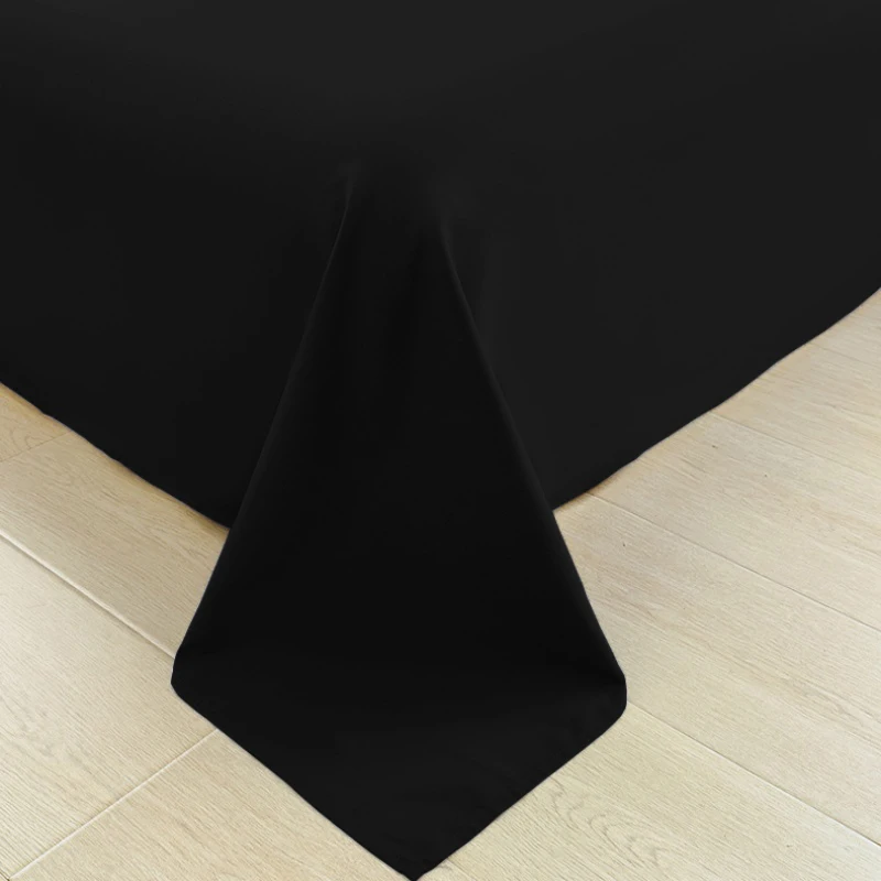 Large Size 1Pc Thick 100% Cotton Flat Sheet Solid Color High Quality Bed Sheet Various Sizes Can Be Customized 250cmX270cm 2