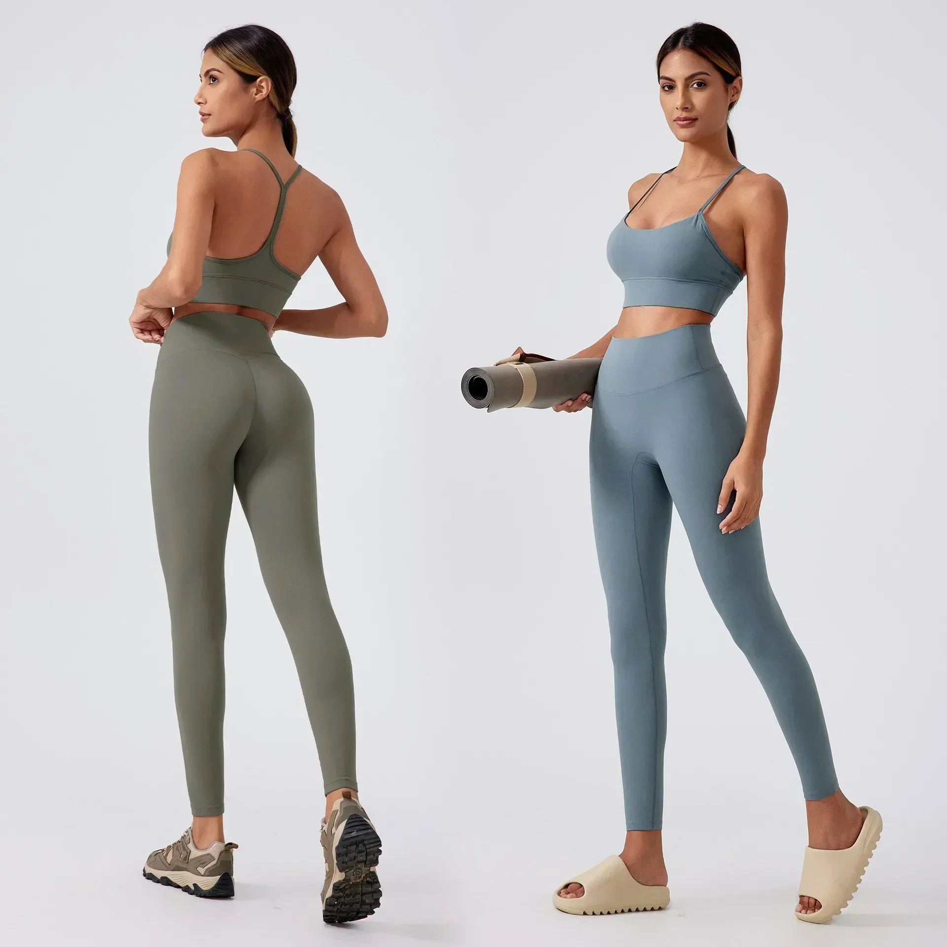 Lemon Sport Women's Yoga Bra Y-Back Gathering Shockproof Beauty Back Fitness Running Cycling Quick Drying Breathable Tank Top 2