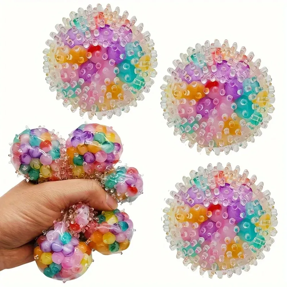 Squishy Colorful Water Bead Grape Stress Ball Slow Rising Fidget Sensory Toys for Adults Kids Anxiety Relief Squeeze Gifts stress balls fidget toys anti stress toy release pressure toy squishy toys decompression toy sensory toys stress relieving toy