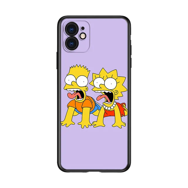 The Simpson Boys For Apple iPhone 15 14 13 12 11 Pro Max Mini XS X