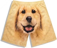 Unisex 3D Printed Funny Pets Dog Shorts Casual Men's Women's Summer Loose Animal Sport Beach Shorts Walking Home Sleepwear Pants 1