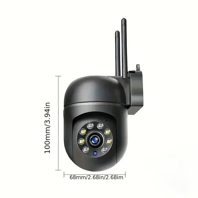 WIFI surveillance camera, 355 degree intercom home security camera, 2.4G home security system, home monitoring security system 2
