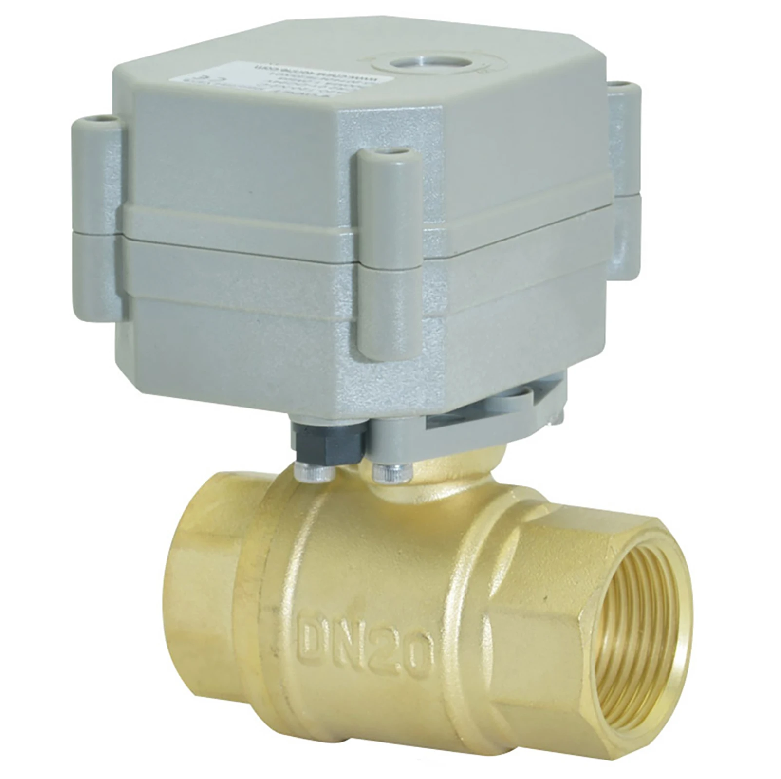 

1/4"-1 1/4" DN8-DN32 DC5V/DC12V/DC24V 2 Way Brass Electric Ball Valve with Indicator