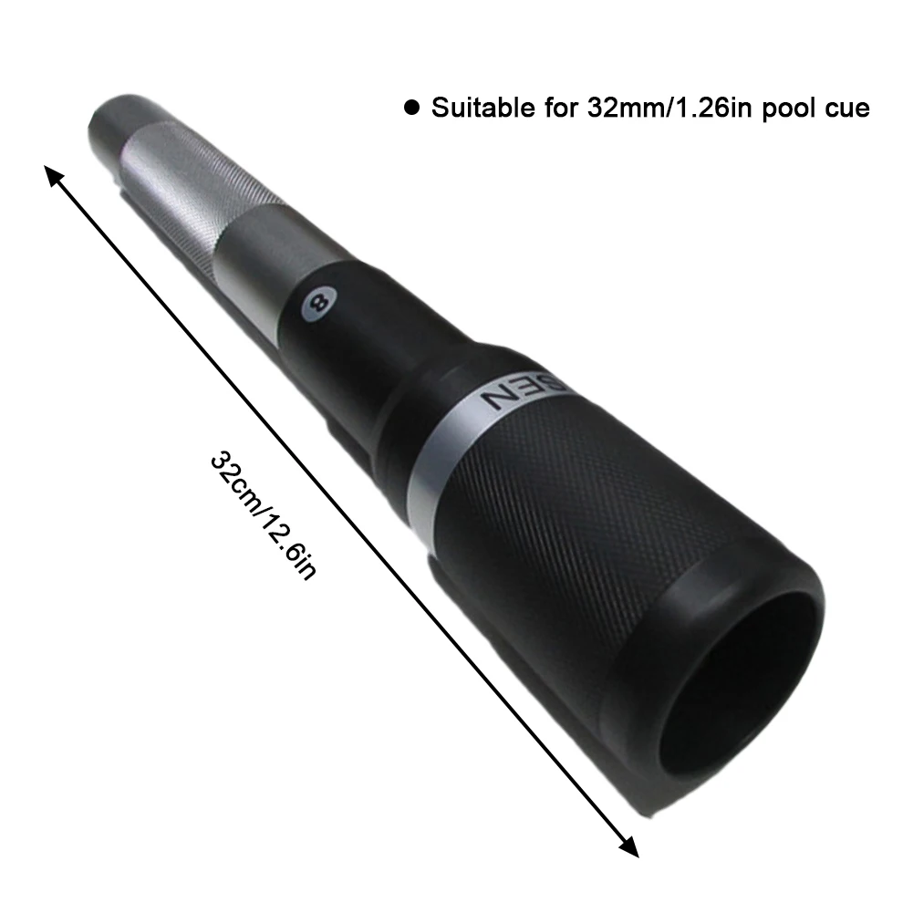 1PC Pool Cue Universal Sleeve Handlebar Metal Extender For Snooker Cue Pool Cue Billiard Accessories