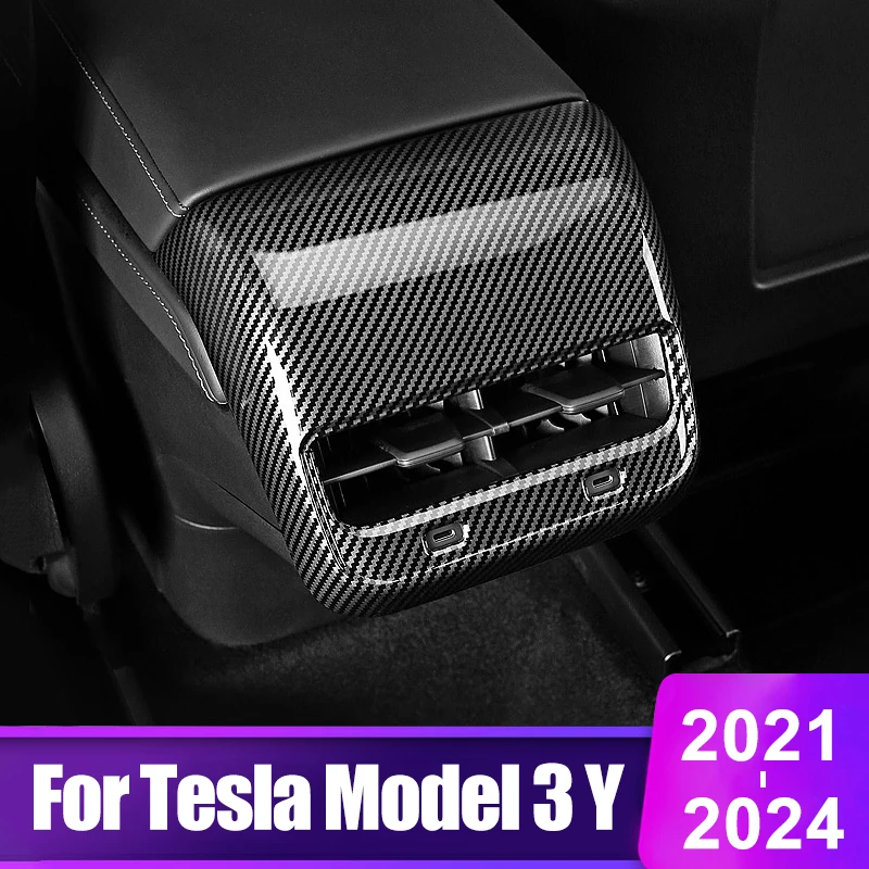 For Tesla Model 3 Highland 2024 Dashboard Air Conditioning Outlet Center  Console Instrument Panel Trim Cover Model3 Accessories - AliExpress