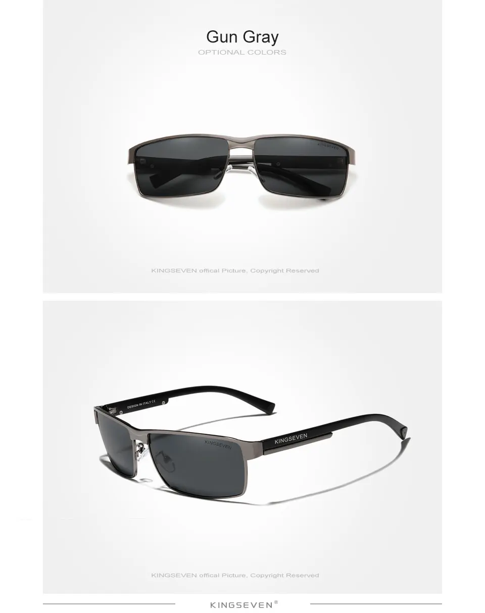 Kingseven männer polarisierte photo chrome sonnenbrille design frauen chamäleon sonnenbrille uv400 blends chutz brille – Detail 7