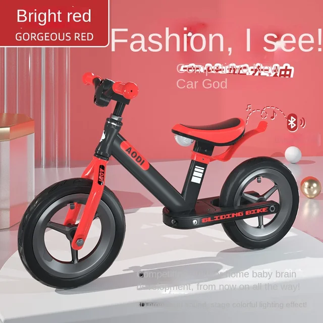 LazyChild Children's Balance Car 1-6 Years Old Without Pedal Cool Light Smooth Driving Multi-Functional Baby Toddler Bike 6