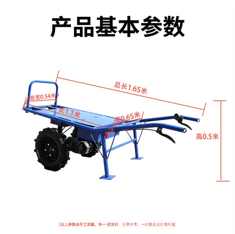 4 Wheel Metal Cargo Outdoor Garden Cart Dump Wagon Heavy Duty 4 Wheels Platform Hand Cart Trolley Electric Hand