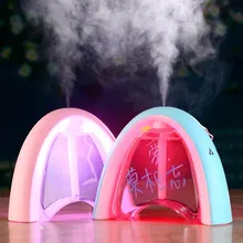 

DEKAXI Portable USB Air Humidifier with Message Board LED Light Ultrasonic Humidifier Air Atomizer