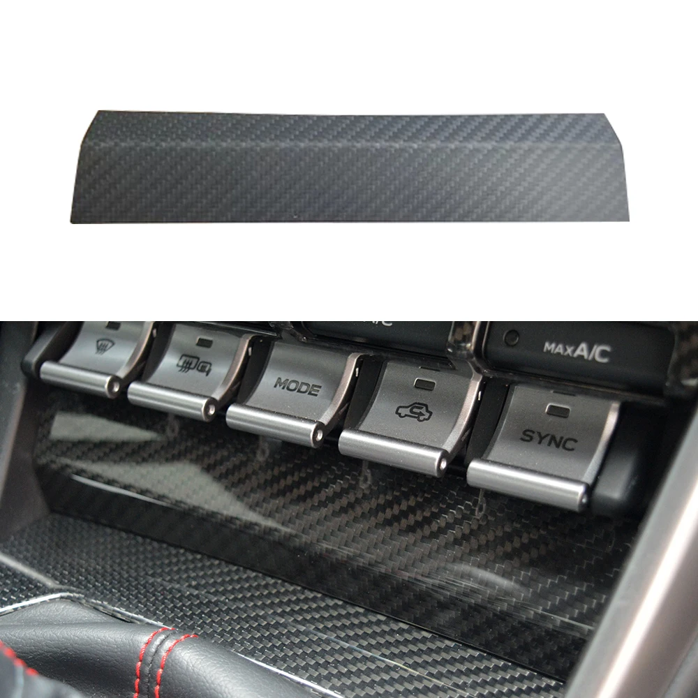 

Real Dry Matte Carbon Condition Knob Air Conditioning Control Panel Cover For Toyota 86 For Subaru BRZ 2022