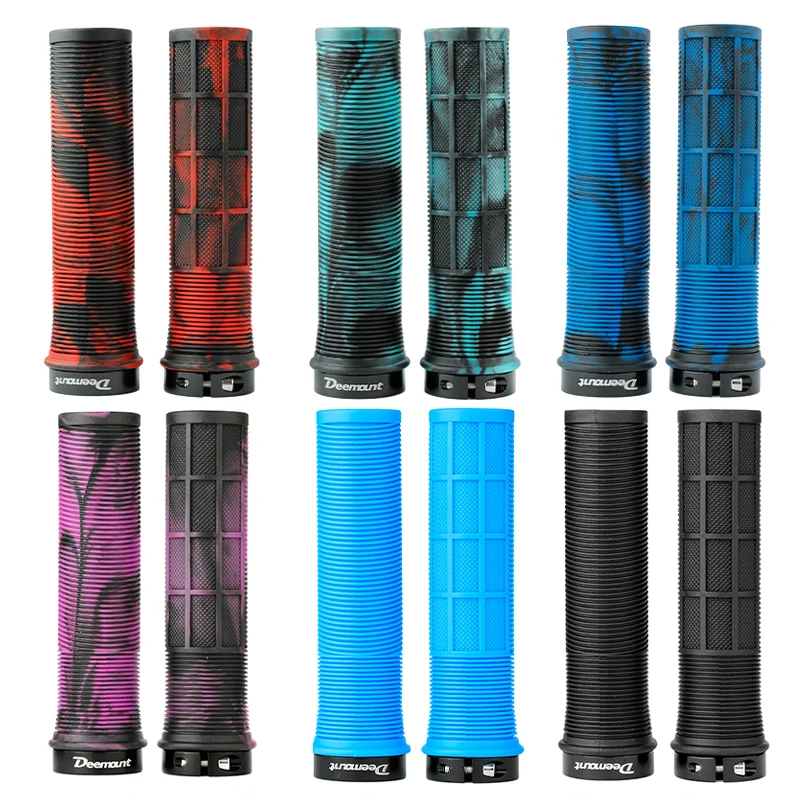 Impugnatura Manopole in Silicone per BMX e Mountain Bike, Manubrio Universali Ergonomiche (Blu