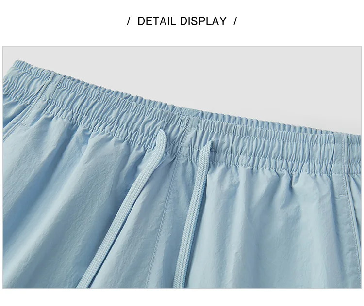 Semir Casual Pants Women Cool Feeling Loose Slimming 2025 New Summer Moisture Wicking Split Hem Textured Shorts Minimalist