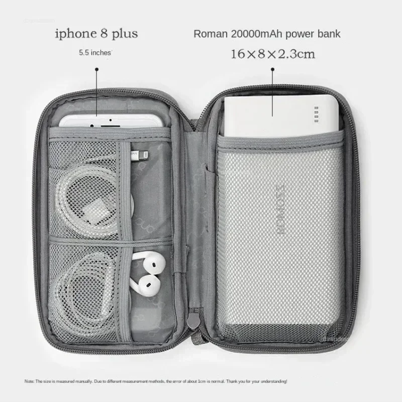 Cable Storage Bag Waterproof Digital Electronic Accessories Organizer Portable Travel Cable Organizer Case for Charger