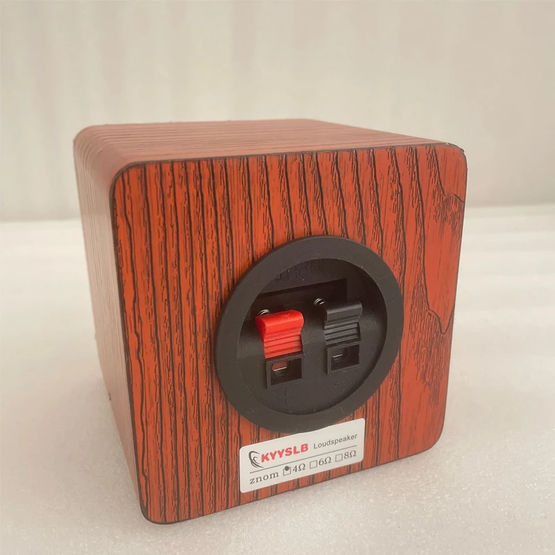 KYYSLB 스피커 빈 박스 쉘 케이스, 홈 오디오 사운드, 소형 HIFI 목재 패시브 라우드 스피커 섀시 하우스, 3 인치