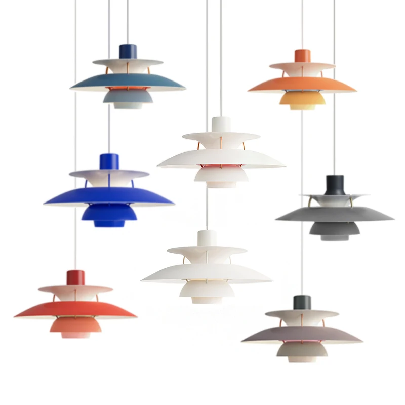 

Danish Design Pendant Light High Quality Umbrella Led Hanging Lamp Living Room Louis Poulsen Lustre Kitchen ph5 Lampa Droplight