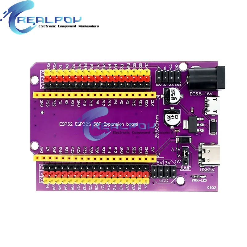 รูปสินค้า บอร์ดขยาย ESP32 38 โคน ใช้พลังงานต่ำ