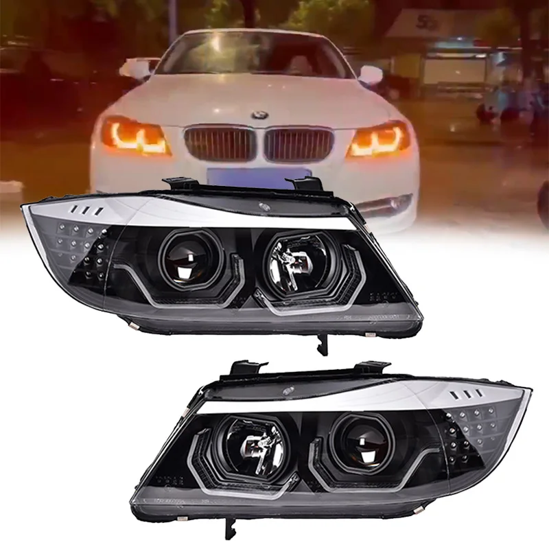 Car Styling Headlights For BMW E90 2005-2012 318i 320i 325i LED Headlight  DRL Dynamic Turn Signal Projector Lens Accessories AliExpress