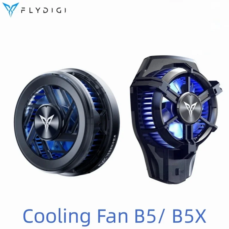 

Flydigi Cooling Fan B5/B5X Magnetic Suction Radiator Intelligent Frequency Conversion Game Mute Heat Sink For IOS Android Phones