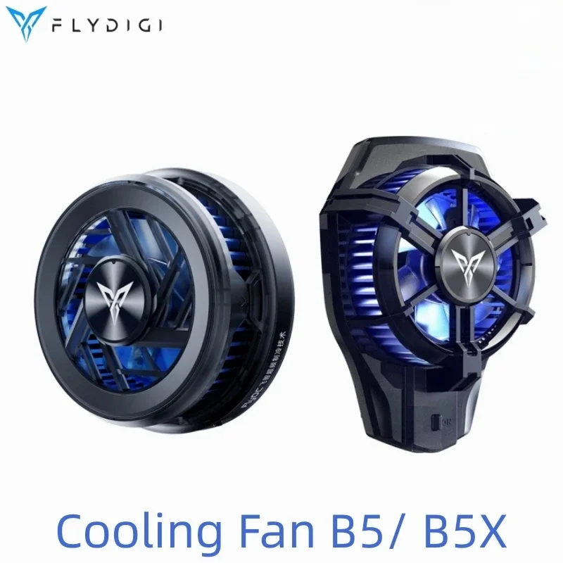 

Охлаждающий вентилятор Flydigi B5/B5X, магнитный радиатор на присоске, интеллектуальное преобразование частоты, бесшумный игровой радиатор для телефонов IOS, Android