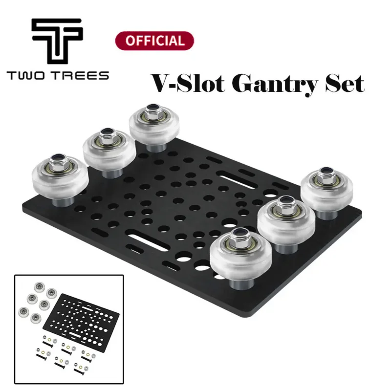 

V-Slot Gantry Set 20-80mm Plate with Wheels for Aluminum Profiles V-slot Kits Plat 3D Printer Part