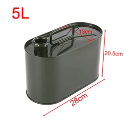 Compact Stainless Steel Oil Storage Tank - 5L/10L Capacity (5L)