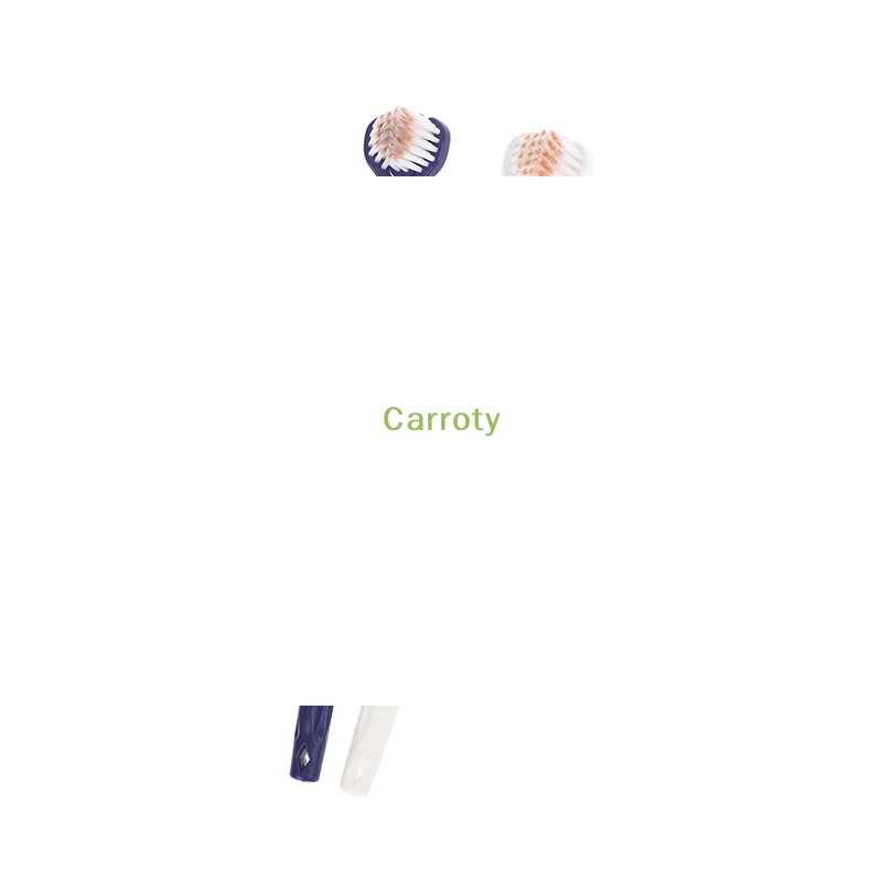 핫세일 6개입 가족용 부드러운 칫솔모 3면 칫솔 - 효율적인 세척 3헤드 수동 칫..