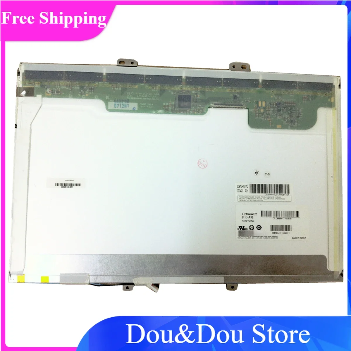 

LP154WE2 TLA2 fit LP154W02-TL07 QD15AL02 B154SW01 V.1 LP154WE2 TLA1 1680*1050 LVDS 30 Pins Laptop Lcd Screen