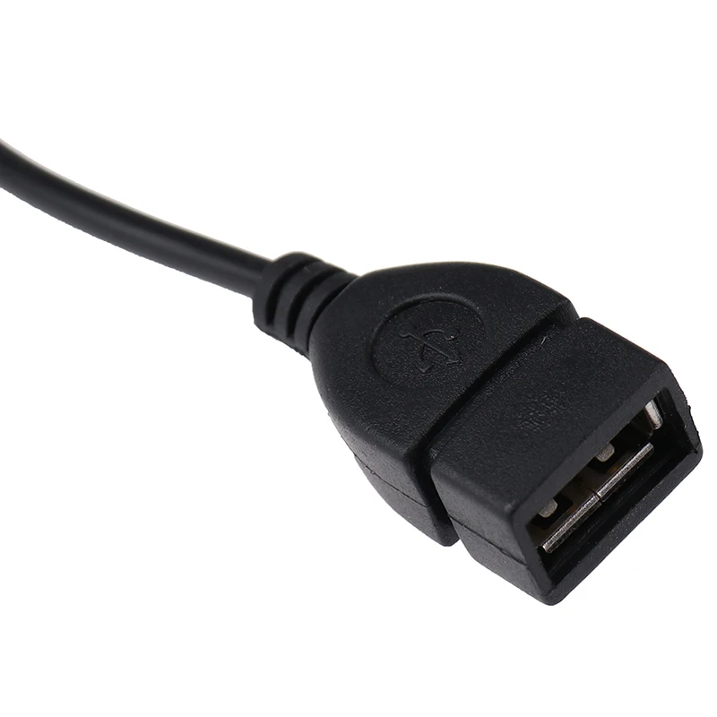 Car audio cable 3.5mm Black Car AUX Audio Cable To USB Audio Cable Car Electronics Play Music USB Headphone Converter