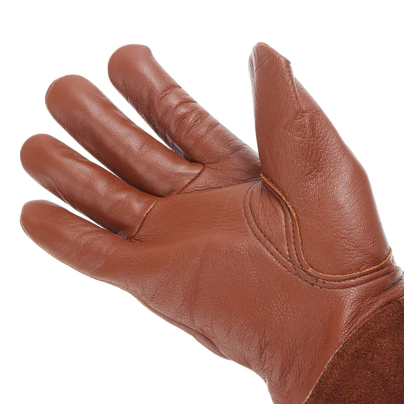 1 Pair Heavy Duty Gardening Rose Pruning Gauntlet Gloves Thorn Proof Long Sleeve Work Welding Garden Gloves 4