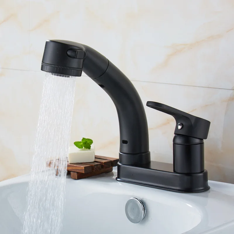 Grifos mezcladores de lavabo de 3 agujeros, grifo de lavabo de baño de doble manija grifos de latón para agua caliente y fría, cromo Grifos mezcladores de lavabo de 3 agujeros, grifo de lavabo de baño de doble manija grifos de latón para agua caliente y fría, cromo