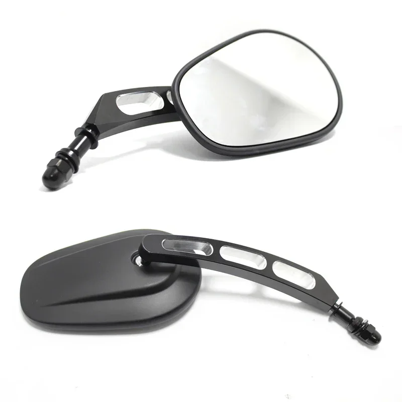 2pcs Rear View Side Mirror For Harley Road King Touring XL 883 Sportster Fatboy Dyna FXDF FLSTF Springer V-ROD Motorcycle