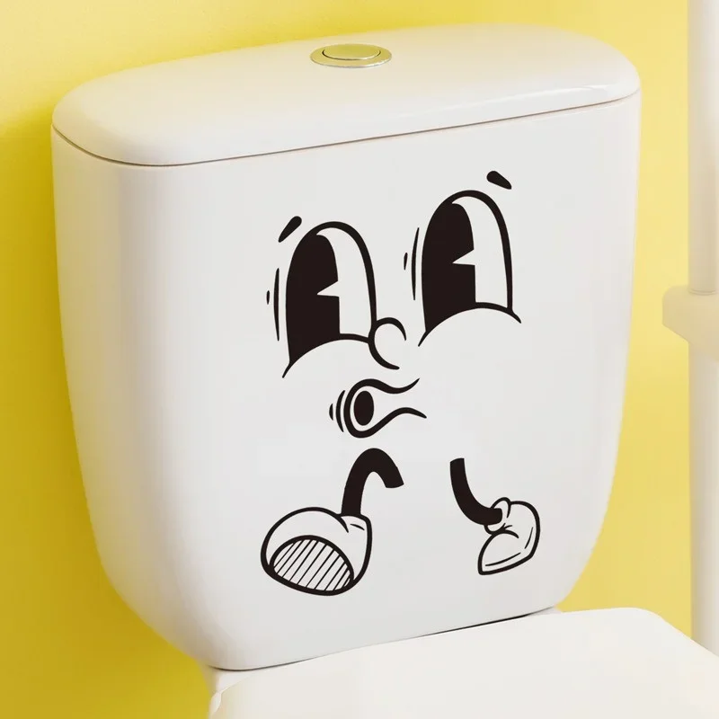 Toilet Stickers PVC Waterproof Wall Decals for Bathroom Decor vinyl stickers,toilet stickers,toilet wall stickers,toilet seat stickers