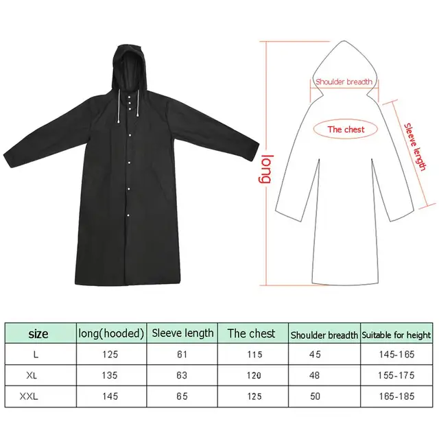 Vastag Eva Felnőttek Esőkabát Férfiak Nőknek Vízálló Eső Kabát Szabadtéri Utazási Kemping Halászhurár Öltöny - Image 6