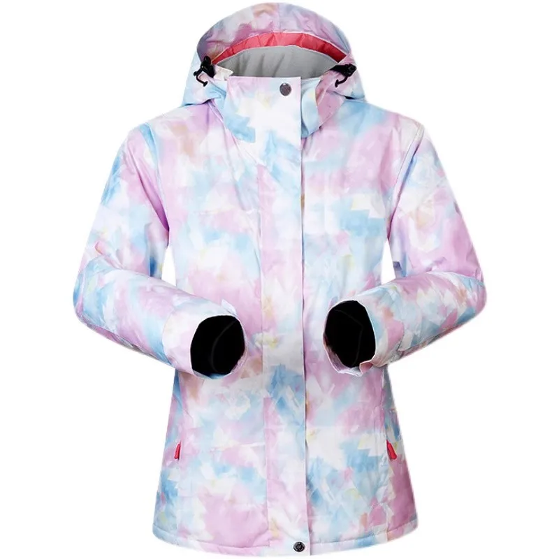 MUTUSNOW New Winter Women's Warm Snow Clothes Breathable Waterproof Ski Sport Hoodies Outdoor Female Snowboard Ski Jacket