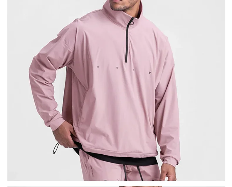 Men's Zipper Hoodie Gym Jacket Running Training Pullover Hooded Sweatshirt Fitness Sportswear Sports Casual Streetwear Clothing