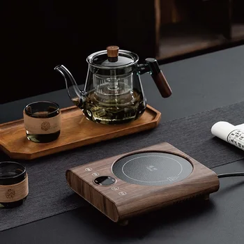 220V Electric Ceramic Stove Ultra-thinTea Stove Mocha Temperature Control Coffee Heating Furnace Portable Tea Making Machine 1