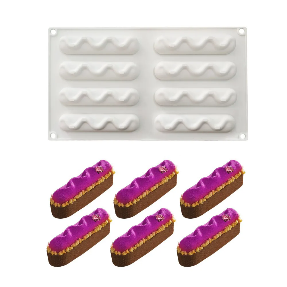 

Quicksand Tarts Silicone Mold DIY Craft Soap Candle Mold Mousse Cake Chocolate Ice Mold Cake Decoration Tool Baking Accessories