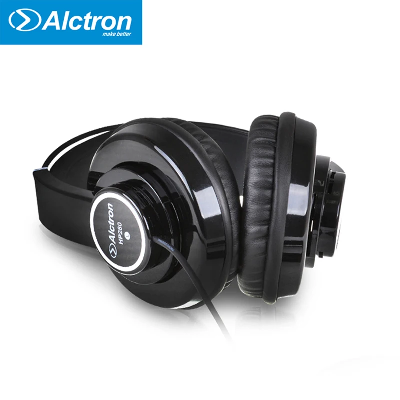 Alctron Professional 3.5mm 유선 모니터 헤드폰 오버이어 세미 오픈 이어폰 헤드셋(데스크탑 노트북 컴퓨터 PC HP280용)