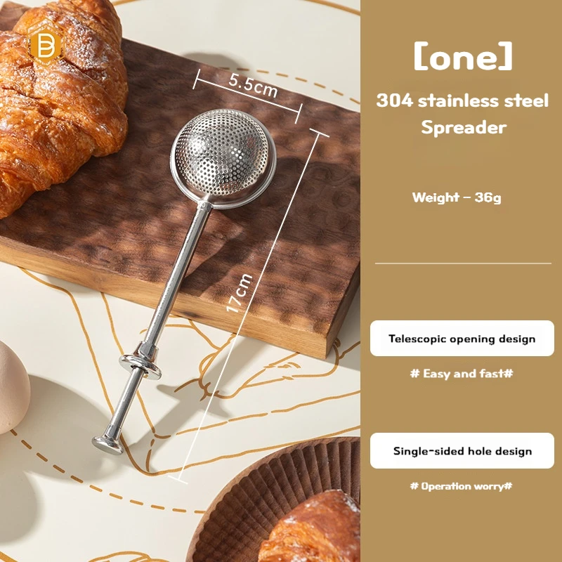 

Stainless Steel Spherical Flour Sieve Sieve Sieve Sieve Sieve Mesh, Baking Sieve