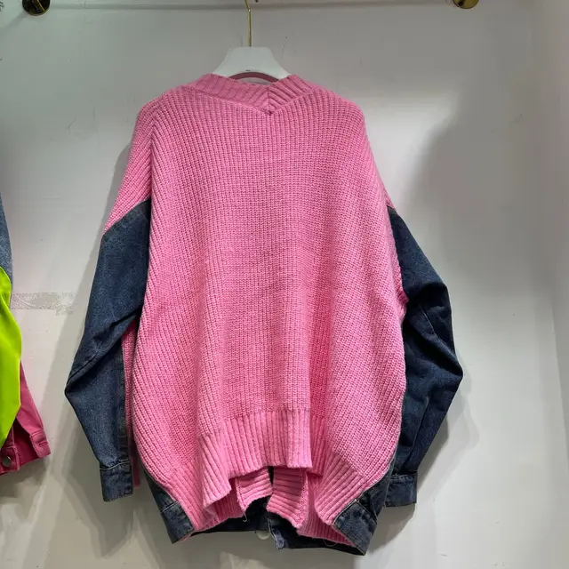 Knitted Denim Jumper Jacket 3
