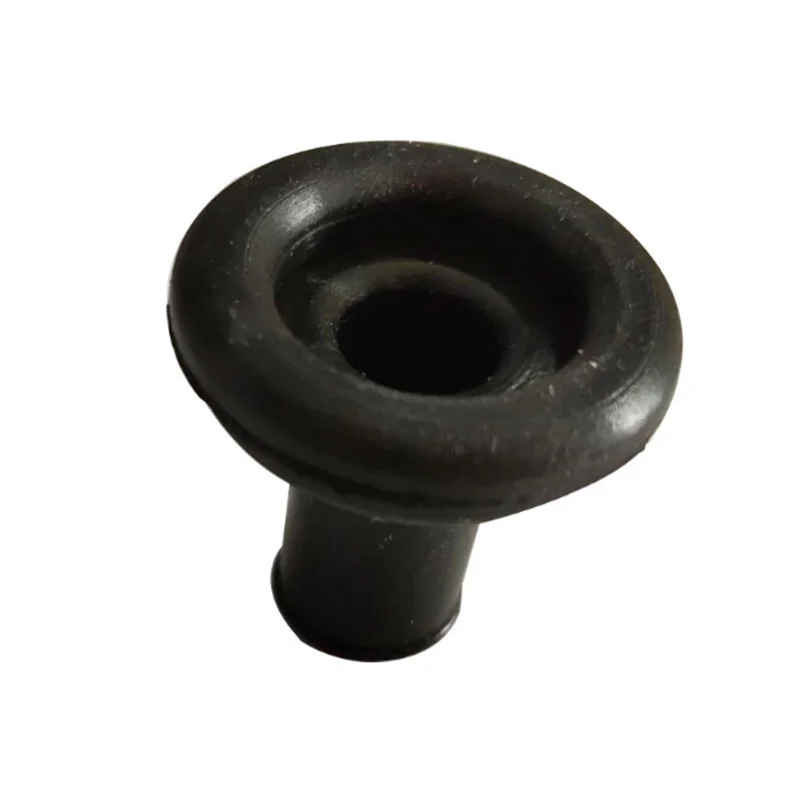 Silicone Sleeve 10Pcs Sheet Metal Hole 15mm Black Rubber for Automobile Wire Harness