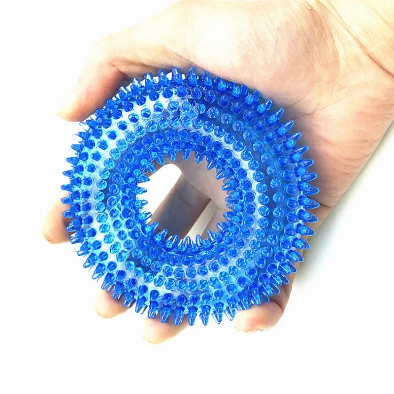 Pet Toys Dog Toys Dog Toy Ball Dog Chew Toy Dog Toy Dog Teeth Cleaning Toy Durable Dog Chew Toys Rubber Squeaker Aggressive Teeth Cleaning Non Toxic TPR Dog Toys Molar Bite Rubber Chew Ball Accessories