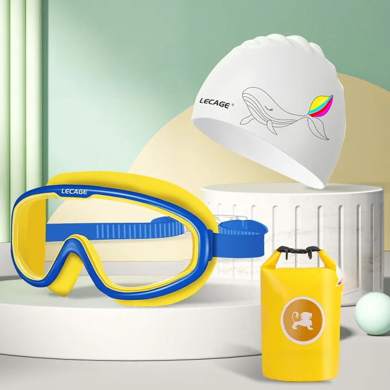 Package 5 (swimming goggles + swimming cap free swimming bag)