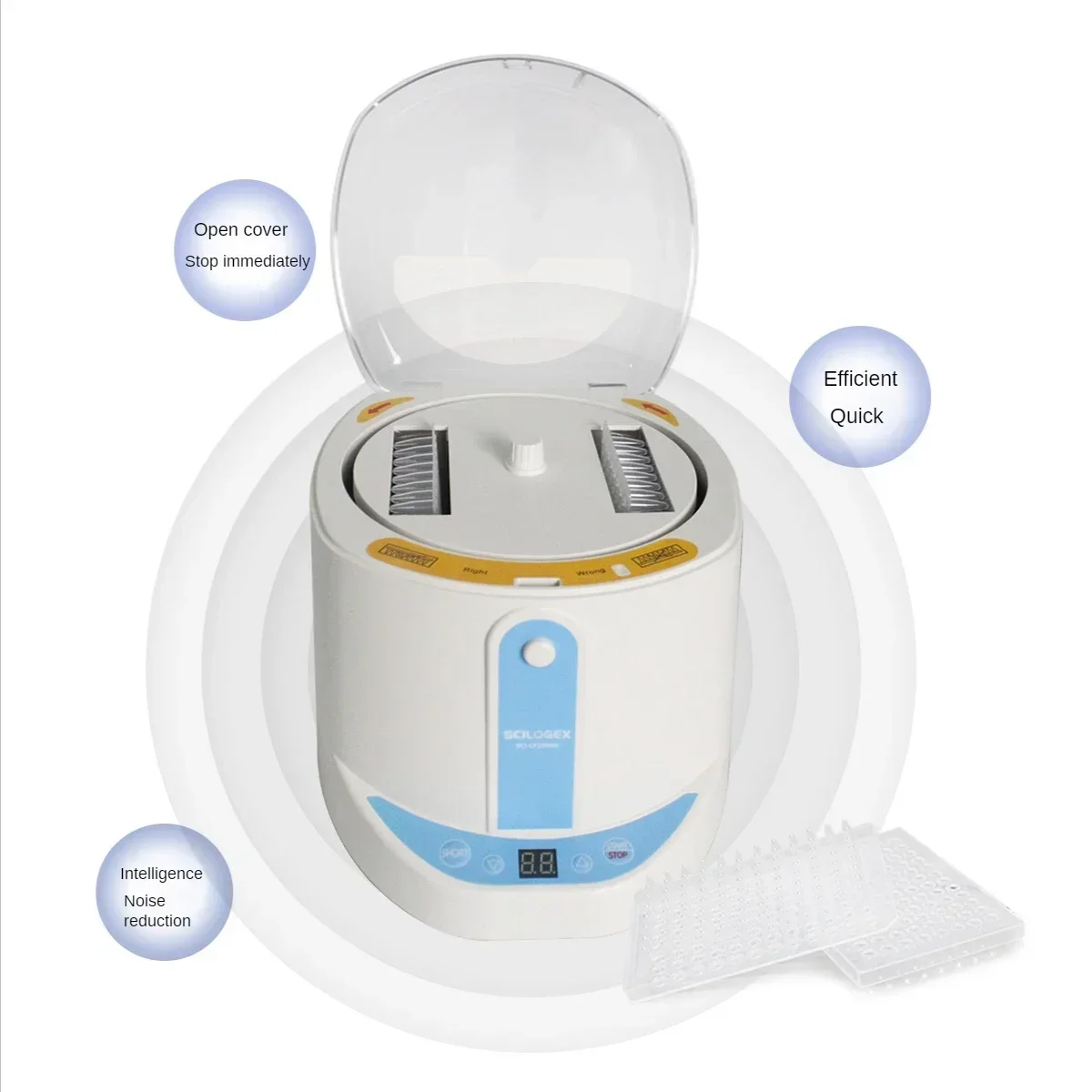 SCILOGEX SCI-CF2800M Orifice Plate Centrifuge Micropore Design Fast Centrifugation Wall-mounted Droplet PCR Experiments