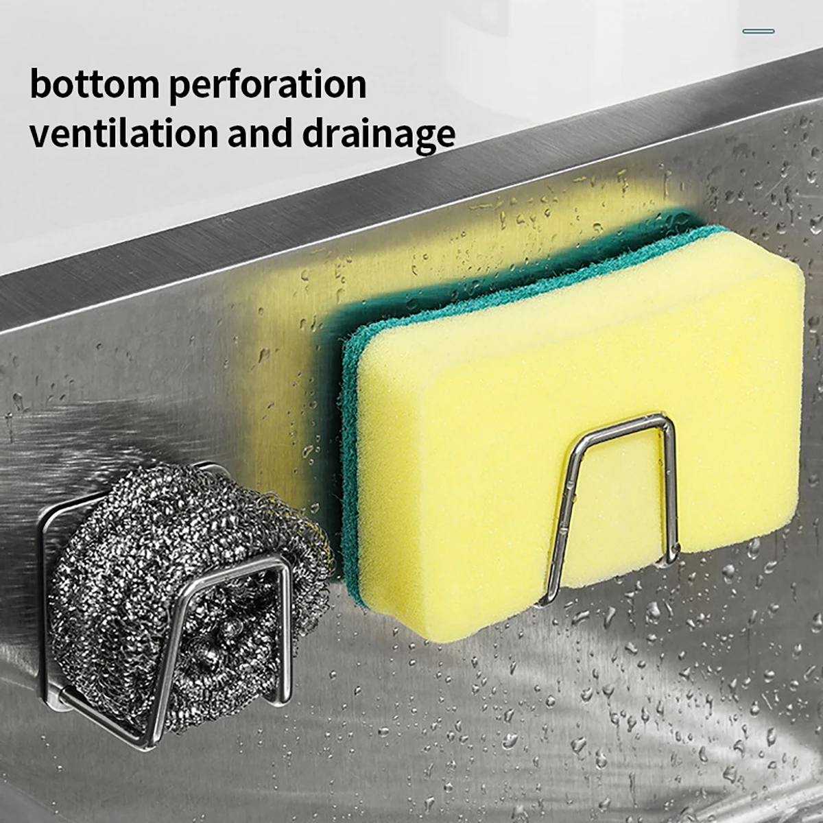 Space Saving Kitchen Stainless Steel Storage Hooks Nail-Free Installation for Hanging Cutting Boards and Pot Lids