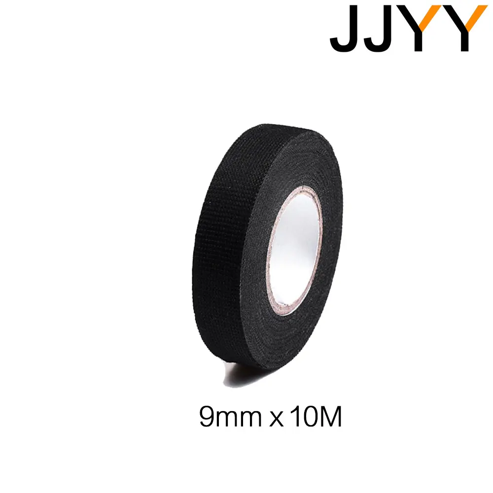 JJYY Breites hitzebeständiges, selbstklebendes Stoff-Gewebeband für Kfz-Kabelband, Kabelbaum, Kabelbaum, elektrisches Wärmeband – Detail 12