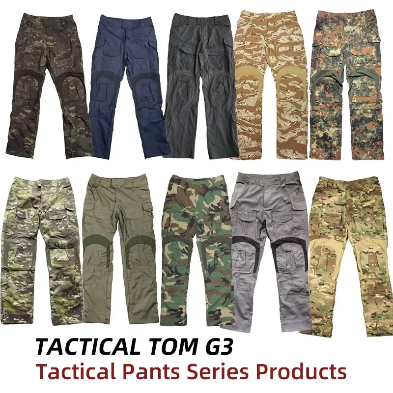 Pantalon combat Rongkun résistant aux rayures - robuste pour pêche aventurière et survie