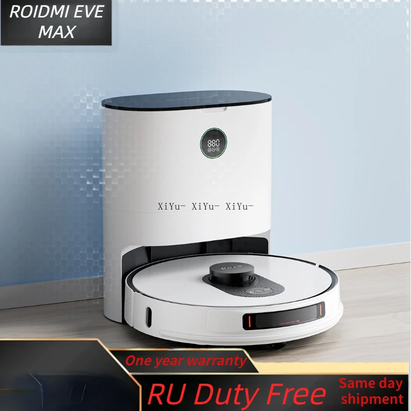 

Global Roidmi EVEMAX Dust Collection Intelligent Sweeping and Dragging Integrated System with High Suction Connect Alex 5000Pa