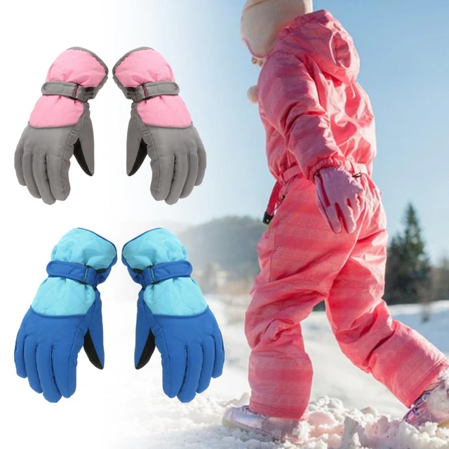 Foern Niños Guantes Esquí Impermeable Guantes Invierno Nieve